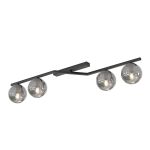 Emibig Ceiling Light Naton Steel Black | Suitable for 4x E14 - Max 10W